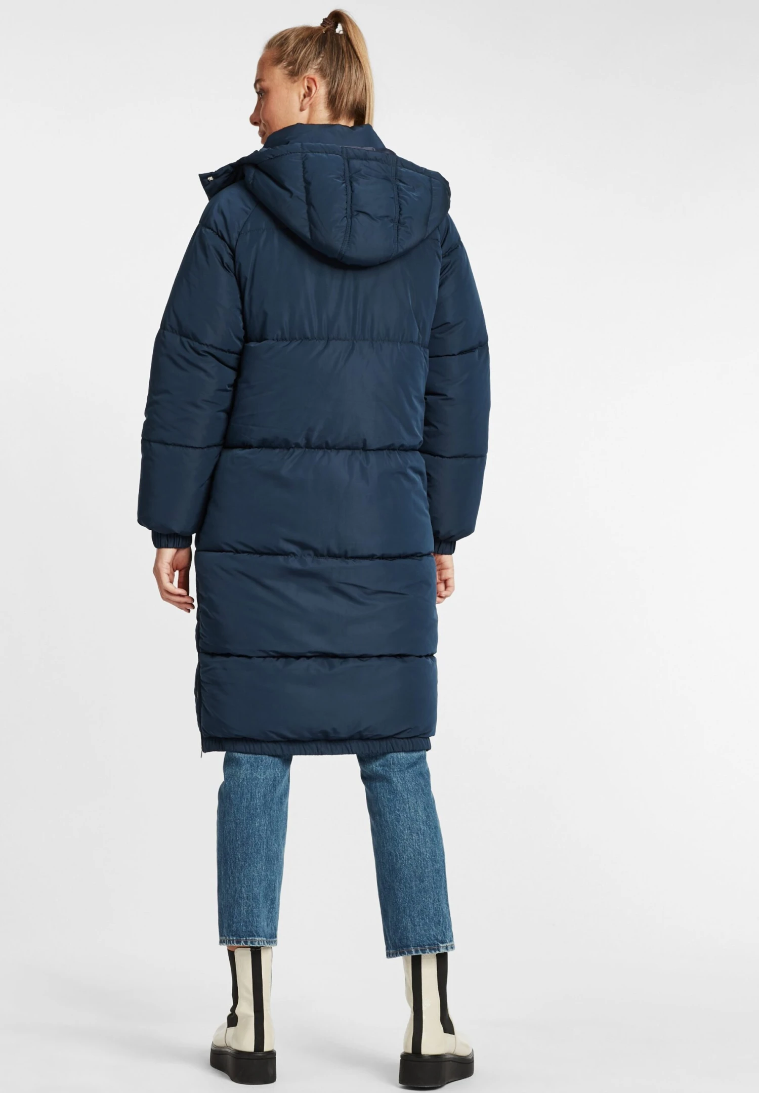 OXMO OXALBA - Winter Coat - Dress Blues 3 OXMO OXALBA - Winter Coat - Dress Blues - Image 3