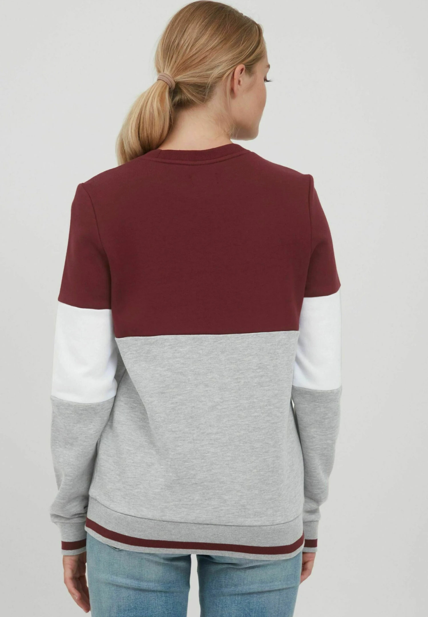OXMO OXOMAYA - Sweatshirt - Wine Red 3 OXMO OXOMAYA - Sweatshirt - Wine Red - Image 3