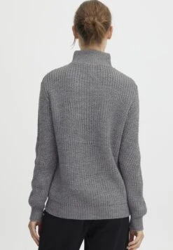 OXMO OXNancy - Jumper - Medium Grey Melange -OXMO Store 5772a889c56a45959aee9eb2c27c36ca