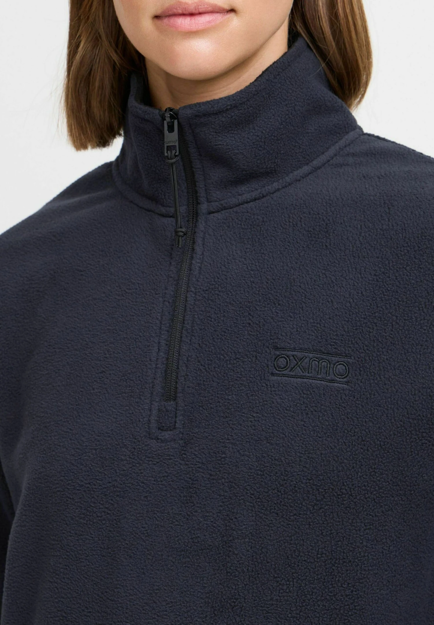 OXMO OXMATSINE - Fleece Jumper - Insignia Blue 4 OXMO OXMATSINE - Fleece Jumper - Insignia Blue - Image 4
