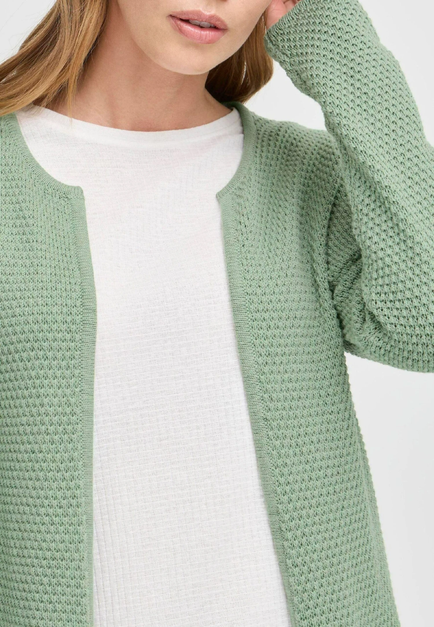 OXMO OXHilda - Cardigan - Sea Spray 4 OXMO OXHilda - Cardigan - Sea Spray - Image 4