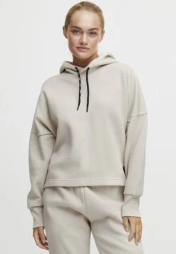 OXMO OXSANNI - Hoodie - Oyster
