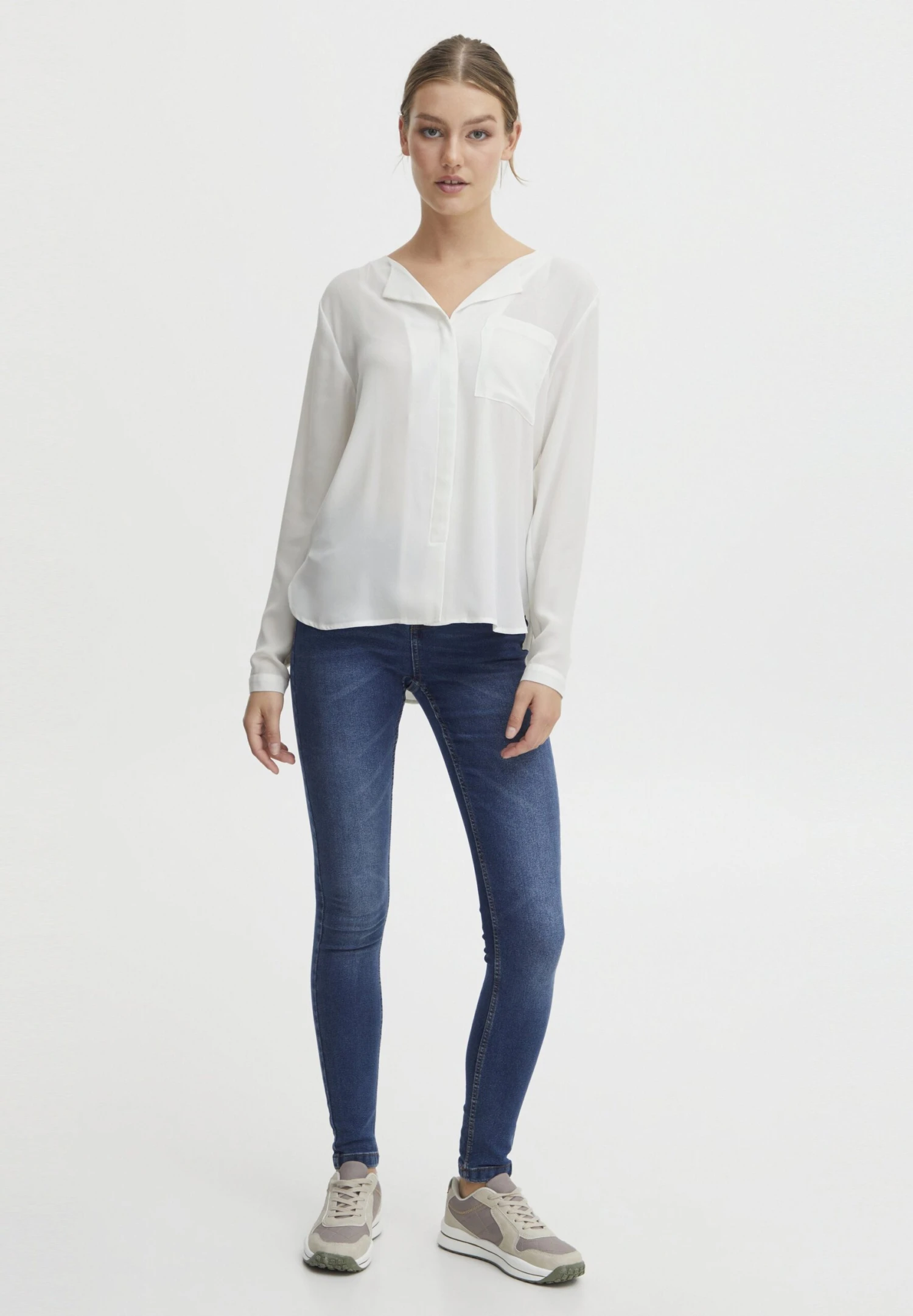 OXMO OXHally - Blouse - Off White 2 OXMO OXHally - Blouse - Off White - Image 2