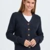 OXMO FRKANNA - Cardigan - Night Sky