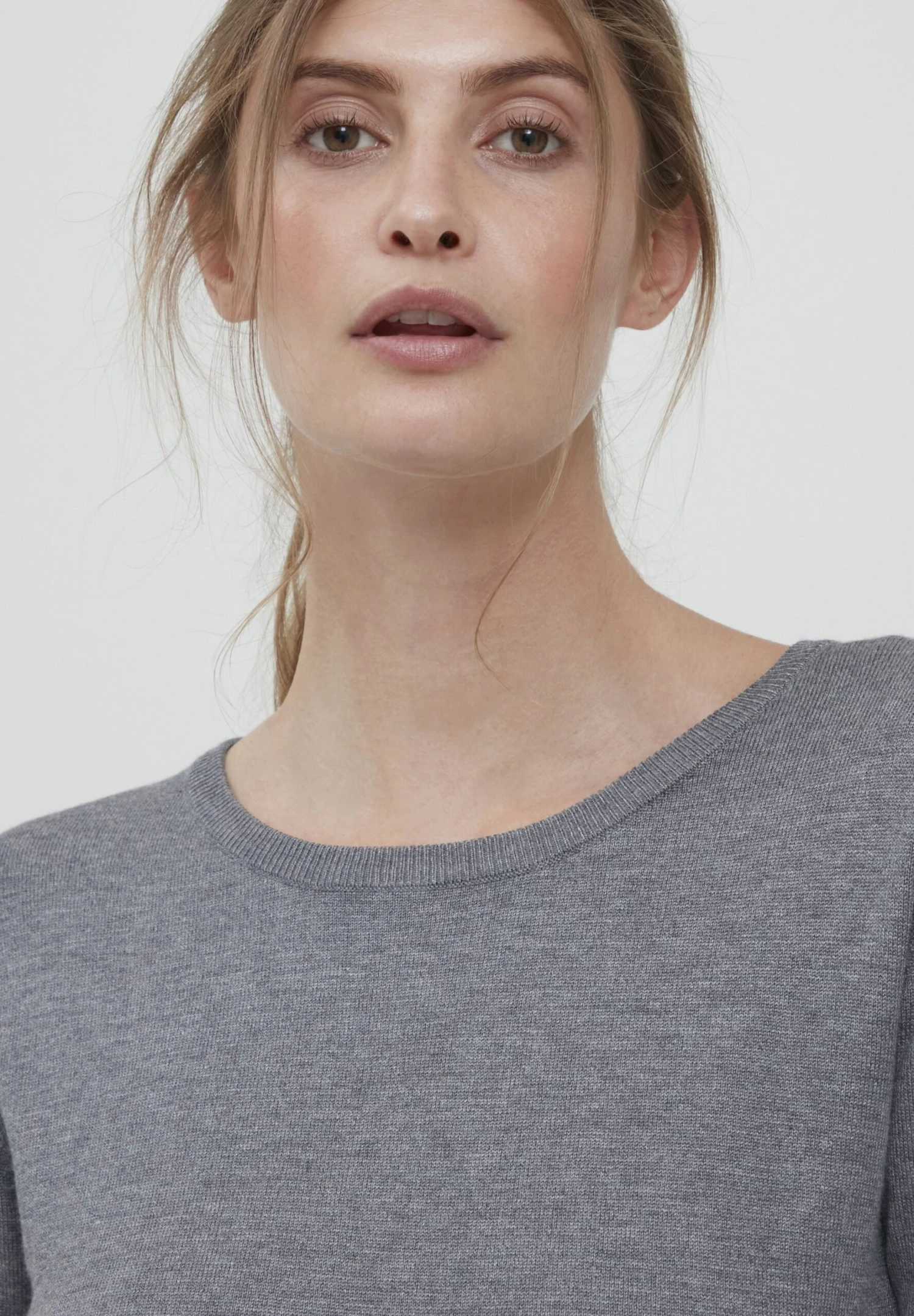 OXMO OXEDDA - Jumper - Grey Mel 4 OXMO OXEDDA - Jumper - Grey Mel - Image 4