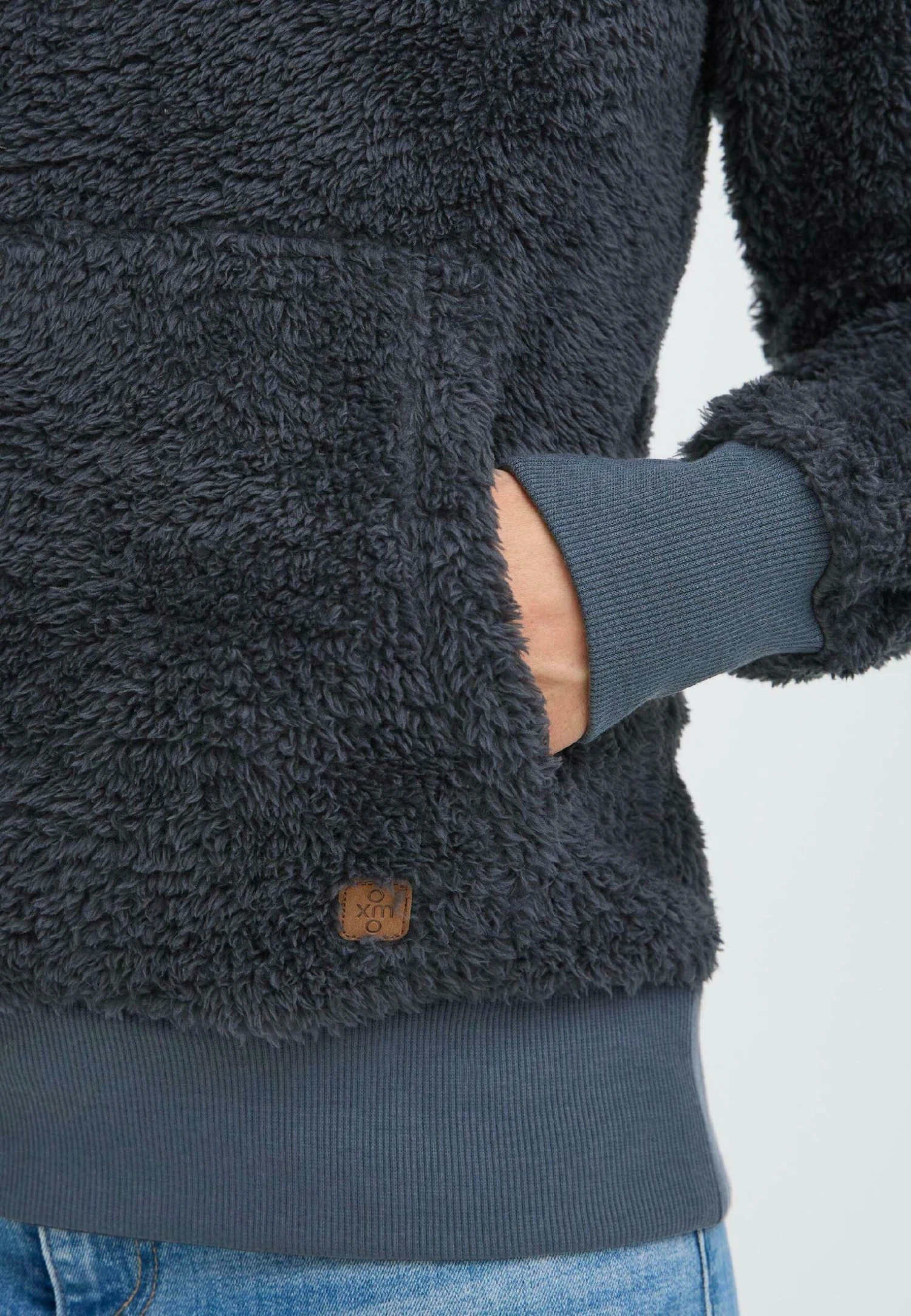 OXMO OXANOUSH FLEECE - Fleece Jumper - Total Eclipse 5 OXMO OXANOUSH FLEECE - Fleece Jumper - Total Eclipse - Image 5