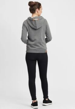 OXMO OXVicky - Zip-up Sweatshirt - Grey Mel 15 OXMO OXVicky - Zip-up Sweatshirt - Grey Mel -OXMO Store 5bbefb3a06944ea1a2bdf9057e3b4901