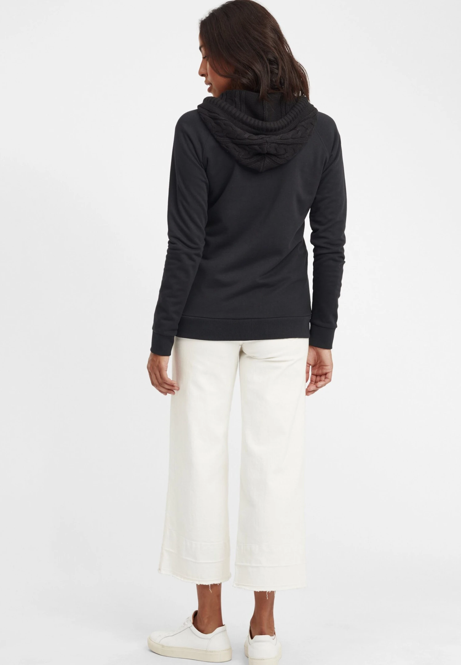 OXMO OXMatilda - Zip-up Sweatshirt - Black 6 OXMO OXMatilda - Zip-up Sweatshirt - Black - Image 6