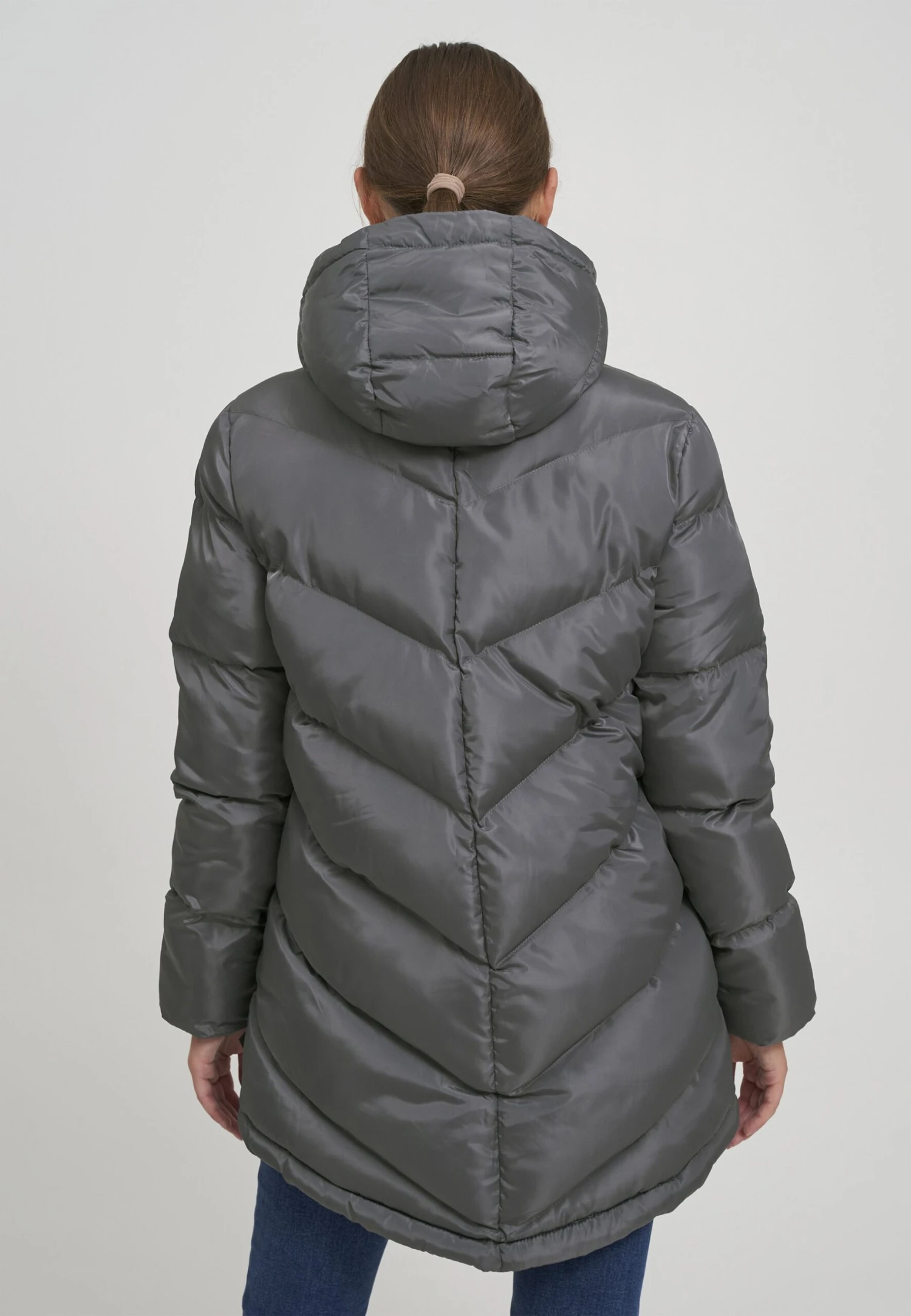 OXMO OXNAARA - Winter Coat - Iron Gate 3 OXMO OXNAARA - Winter Coat - Iron Gate - Image 3