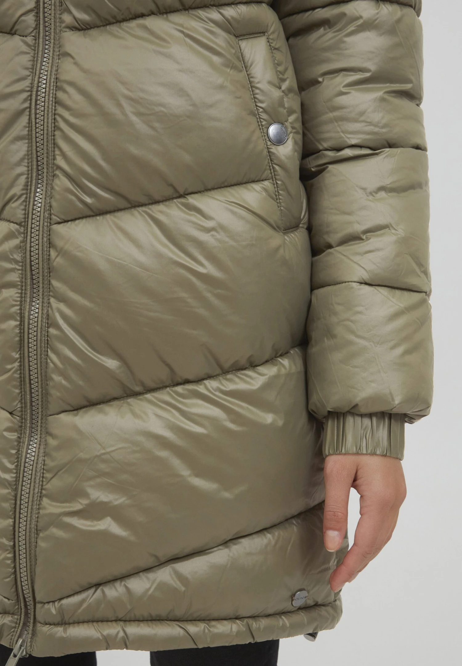 OXMO OXTABATA - Winter Coat - Dusty Olive 5 OXMO OXTABATA - Winter Coat - Dusty Olive - Image 5