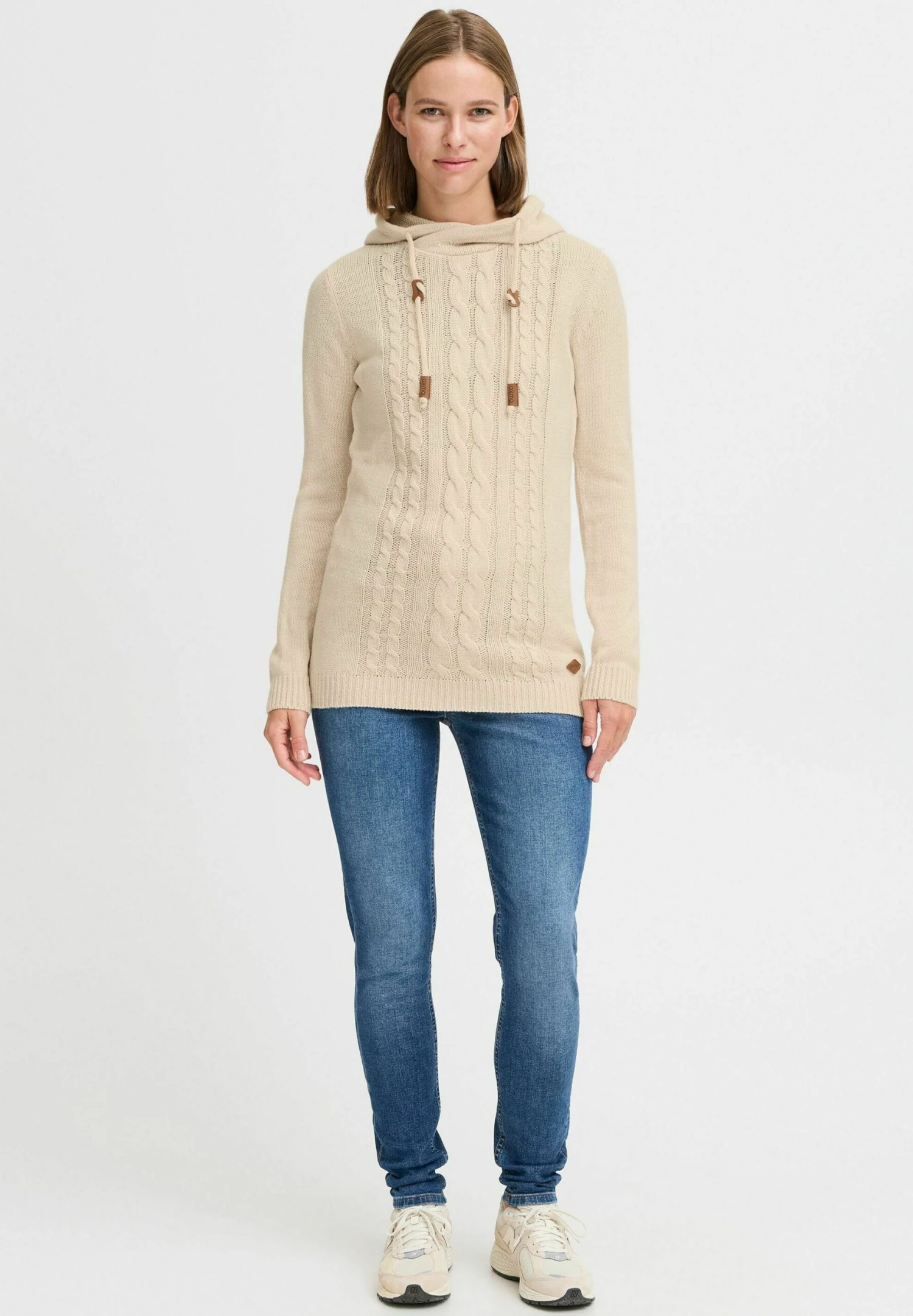 OXMO OXCable - Hoodie - Cement Melange 2 OXMO OXCable - Hoodie - Cement Melange - Image 2