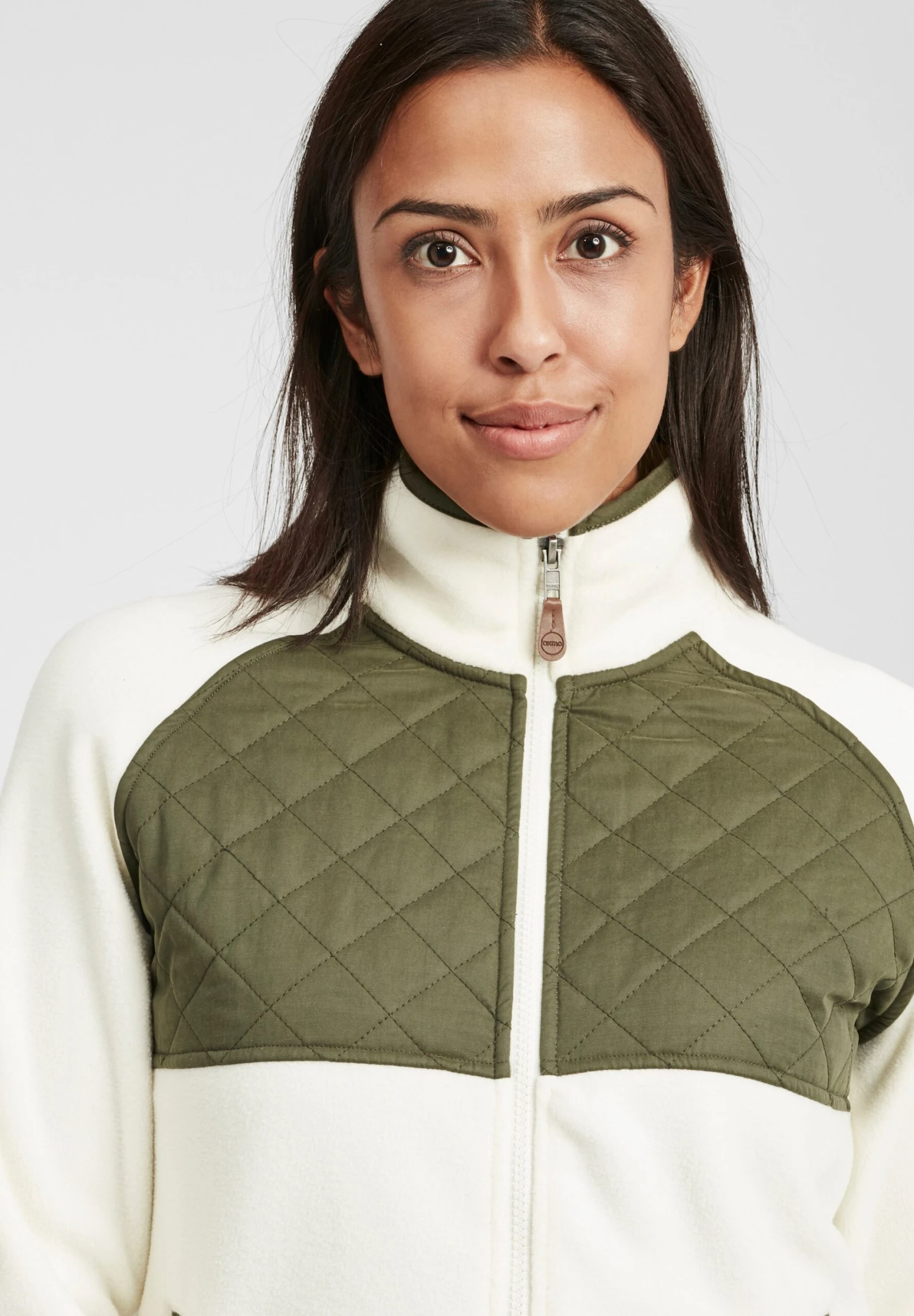 OXMO OXMalin - Fleece Jacket - Off White 4 OXMO OXMalin - Fleece Jacket - Off White - Image 4