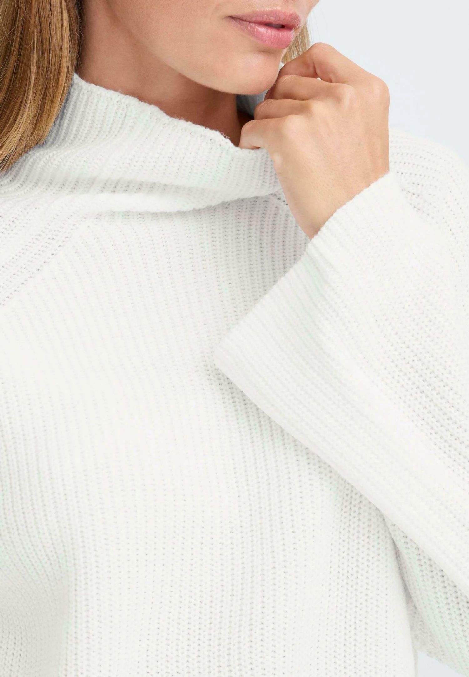 OXMO BMMNELLY TURTLENECK - Jumper - Marshmallow 4 OXMO BMMNELLY TURTLENECK - Jumper - Marshmallow - Image 4