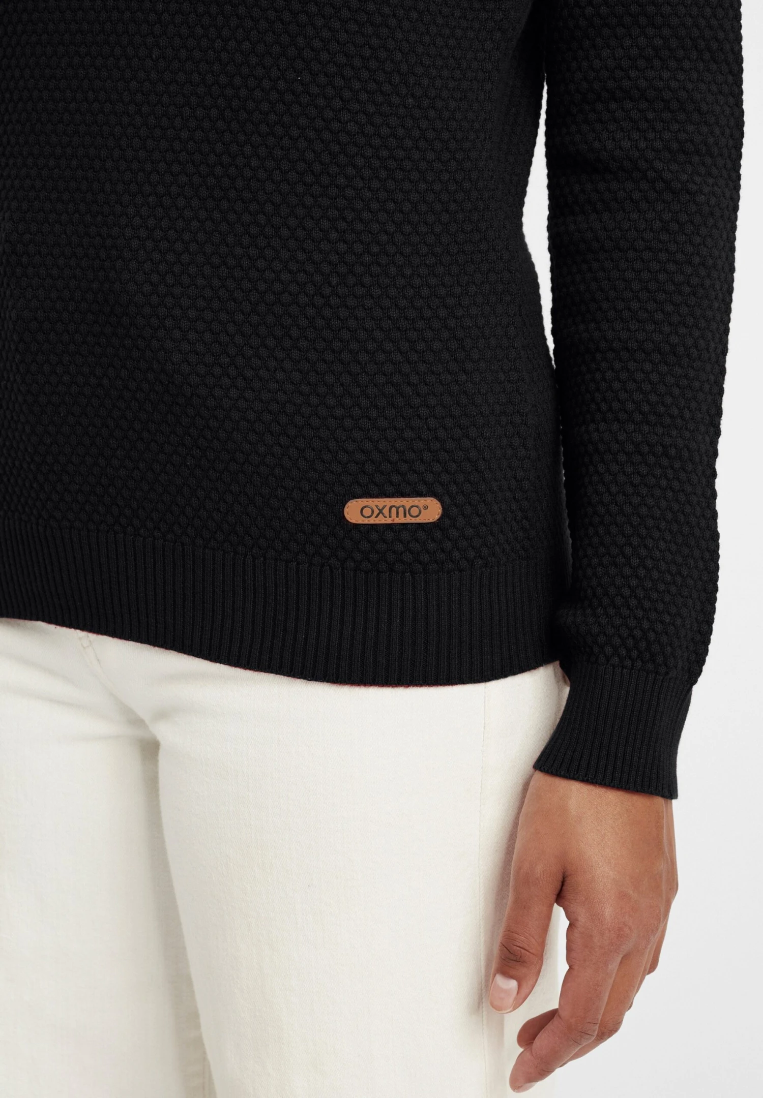 OXMO OXSARAH - Jumper - Black 5 OXMO OXSARAH - Jumper - Black - Image 5