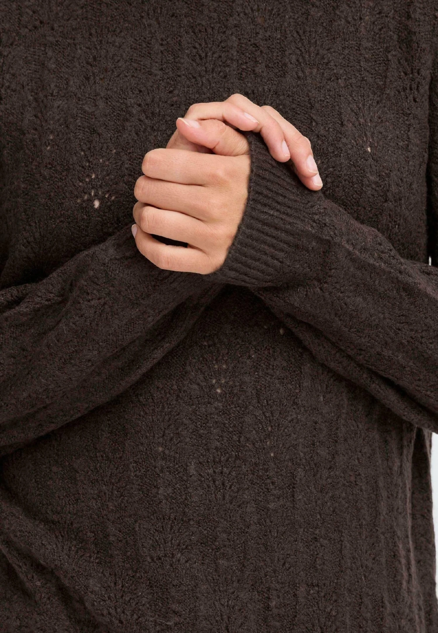 OXMO FRSINVA - Jumper - Chocolate Torte Melange 5 OXMO FRSINVA - Jumper - Chocolate Torte Melange - Image 5