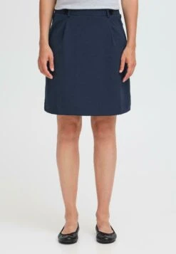 OXMO BMMTAYRA - A-line Skirt - Navy Blazer