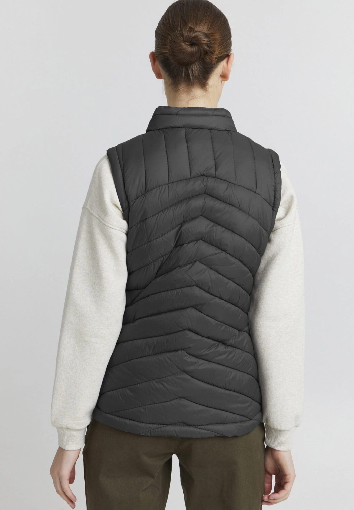 OXMO OXTelppa - Waistcoat - Iron Gate 3 OXMO OXTelppa - Waistcoat - Iron Gate - Image 3