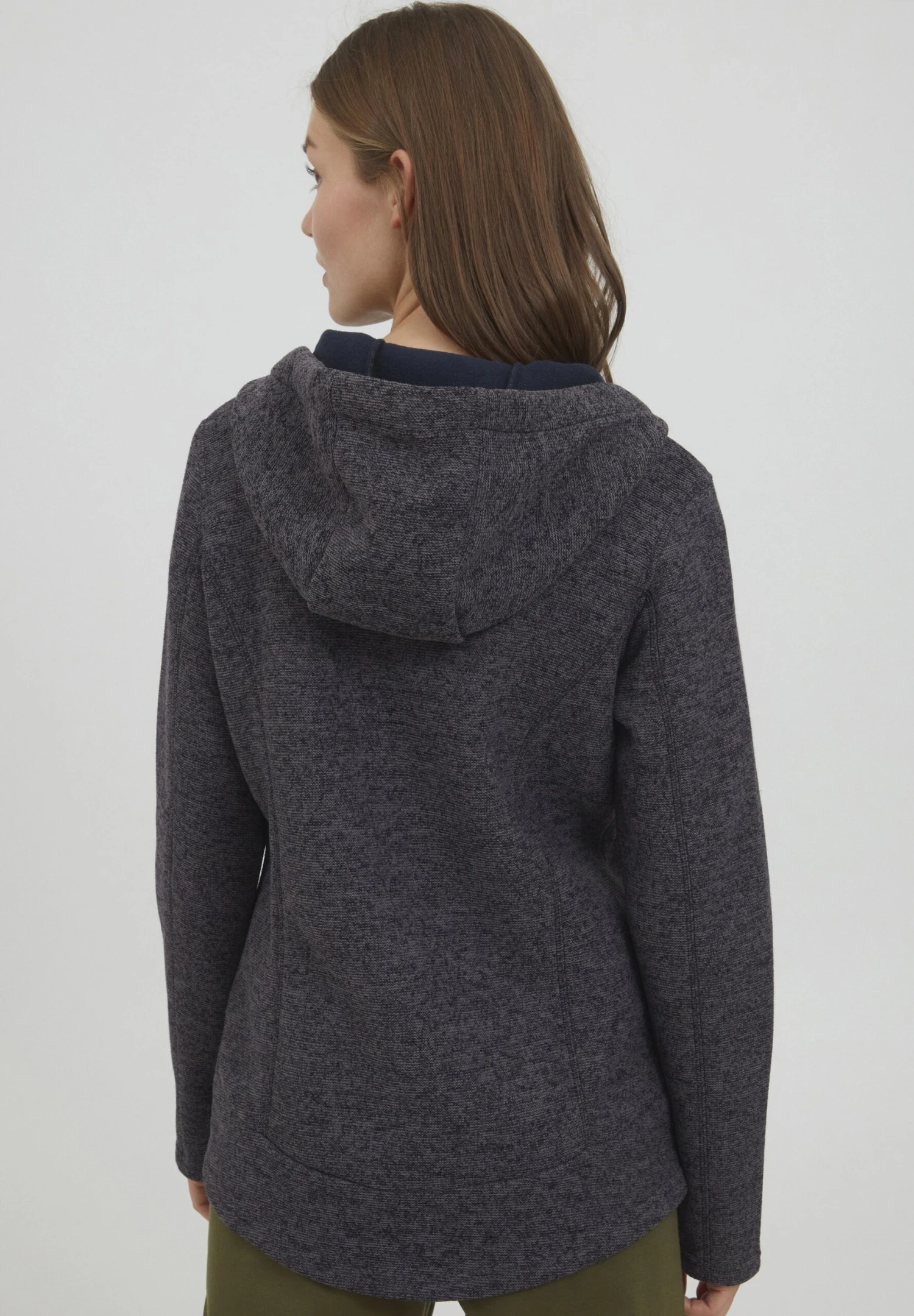 OXMO OXFia - Zip-up Sweatshirt - Black 3 OXMO OXFia - Zip-up Sweatshirt - Black - Image 3