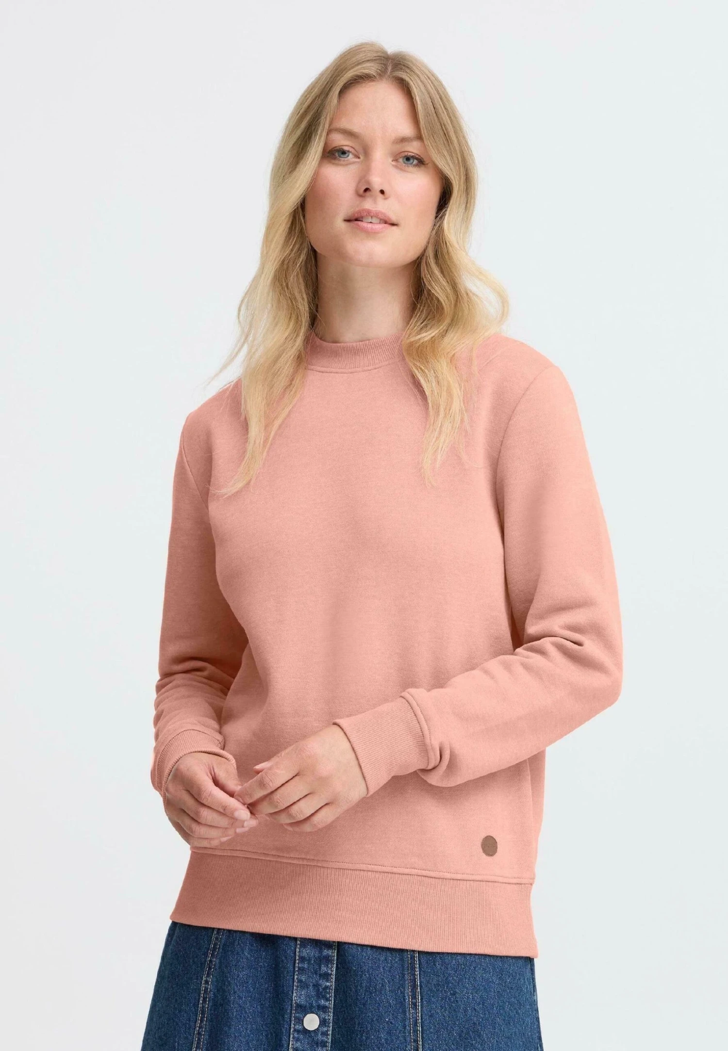 OXMO OXMILLE - Sweatshirt - Cameo Brown Melange 1 OXMO OXMILLE - Sweatshirt - Cameo Brown Melange