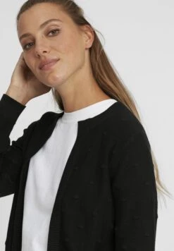 OXMO OXKALOTTA - Cardigan - Black -OXMO Store 5fb4cf2872e5446e82d09b915ccff01f