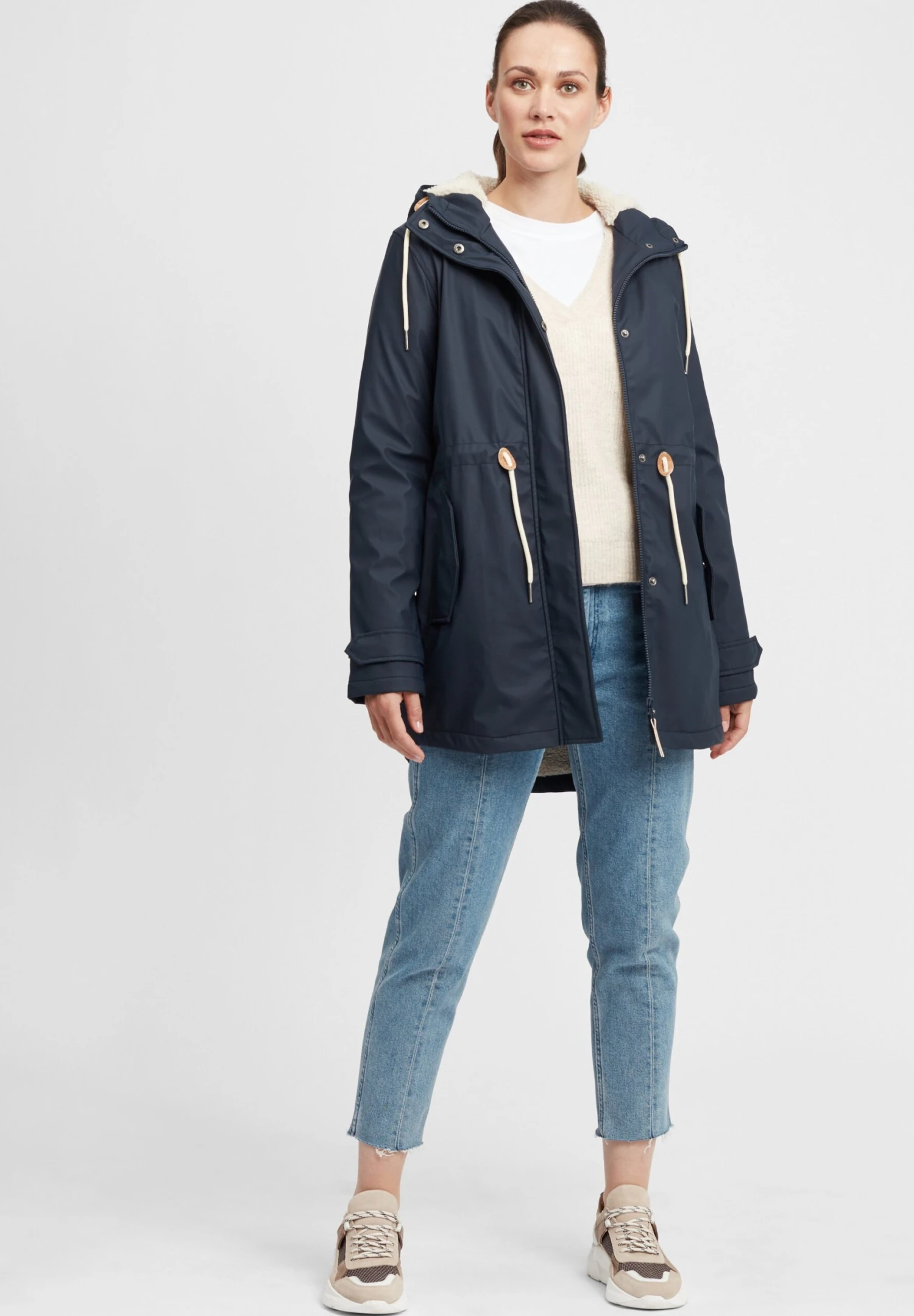 OXMO OXJOLINAS - Parka - Insignia Blue 2 OXMO OXJOLINAS - Parka - Insignia Blue - Image 2