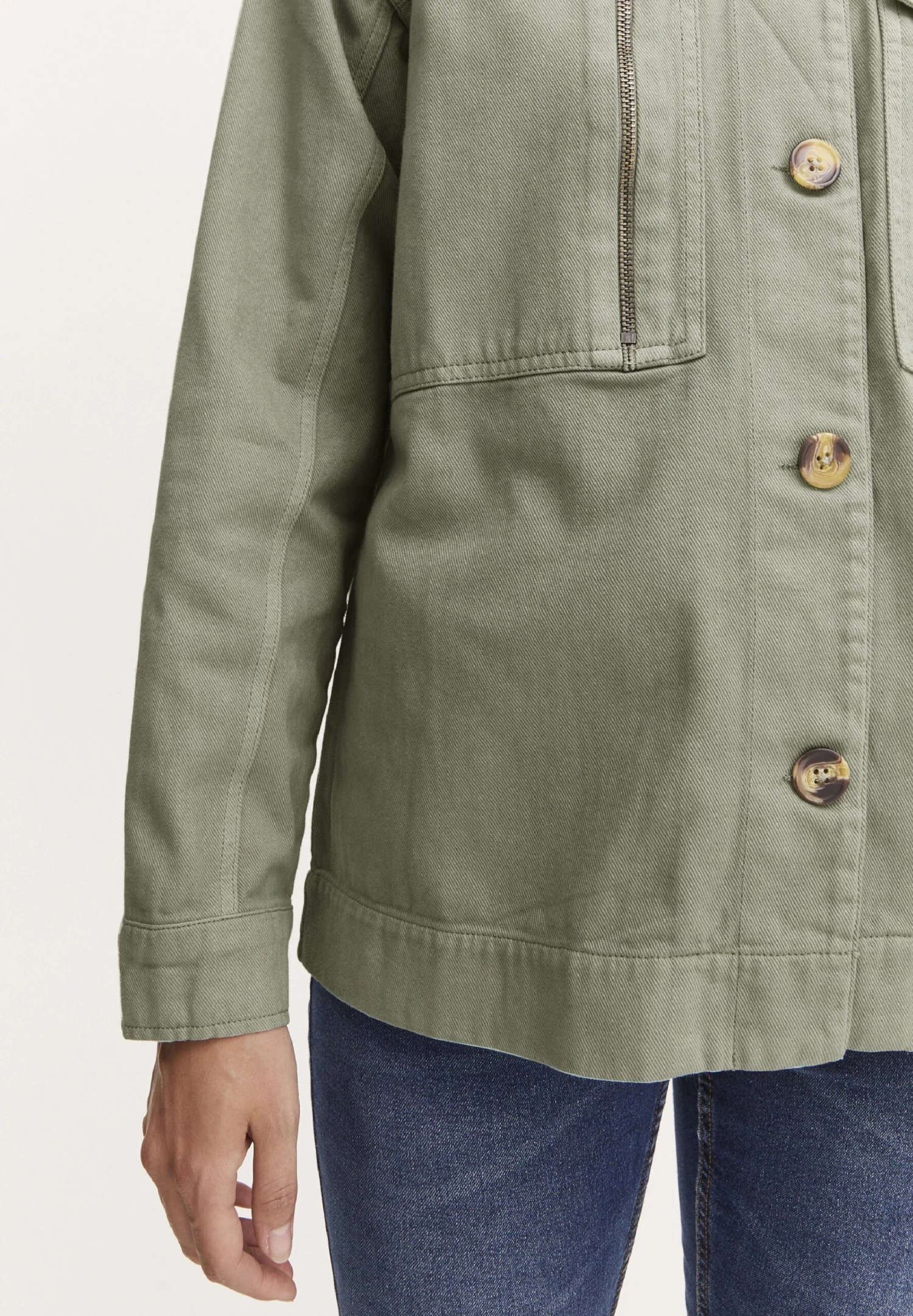 OXMO OXTAMI - Denim Jacket - Seagrass 5 OXMO OXTAMI - Denim Jacket - Seagrass - Image 5