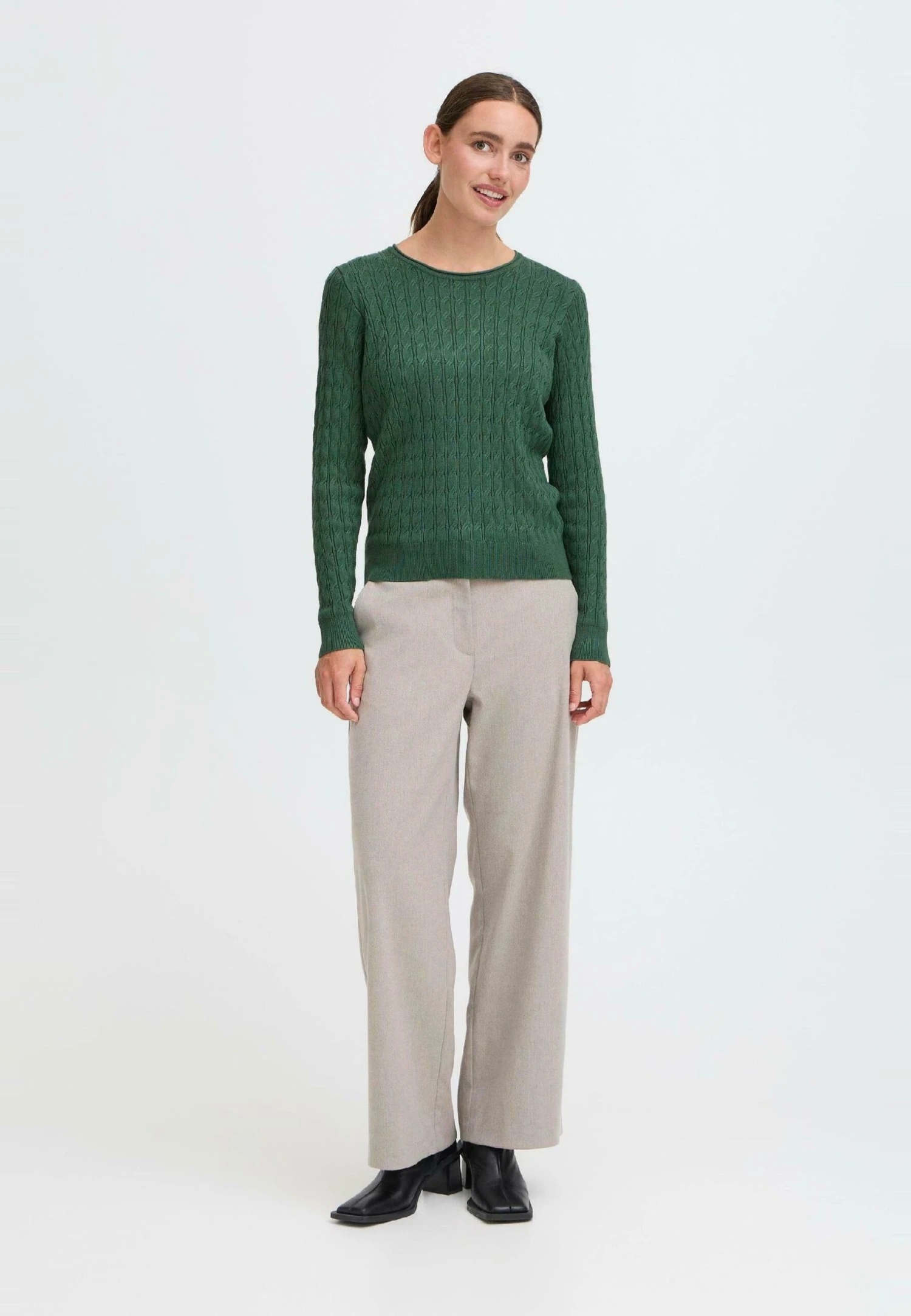 OXMO IHSISSE - Jumper - Pineneedle 2 OXMO IHSISSE - Jumper - Pineneedle - Image 2