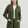 OXMO OXRitiana - Cardigan - Rifle Green Melange