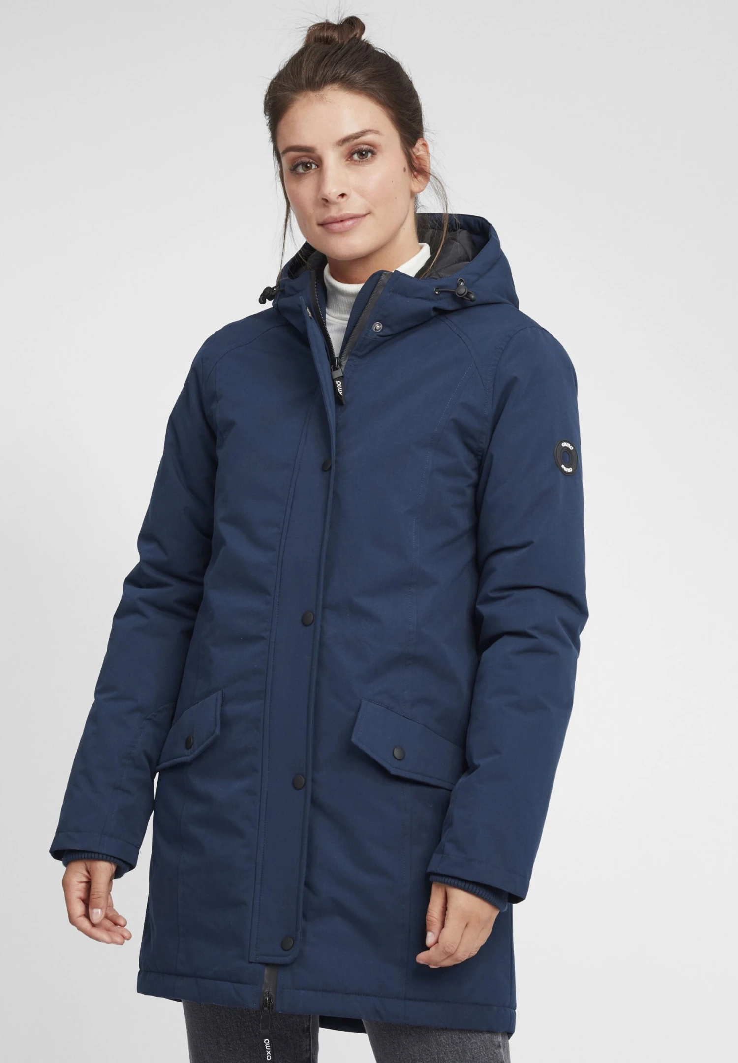 OXMO OXTamila - Winter Coat - Dress Blues 1 OXMO OXTamila - Winter Coat - Dress Blues