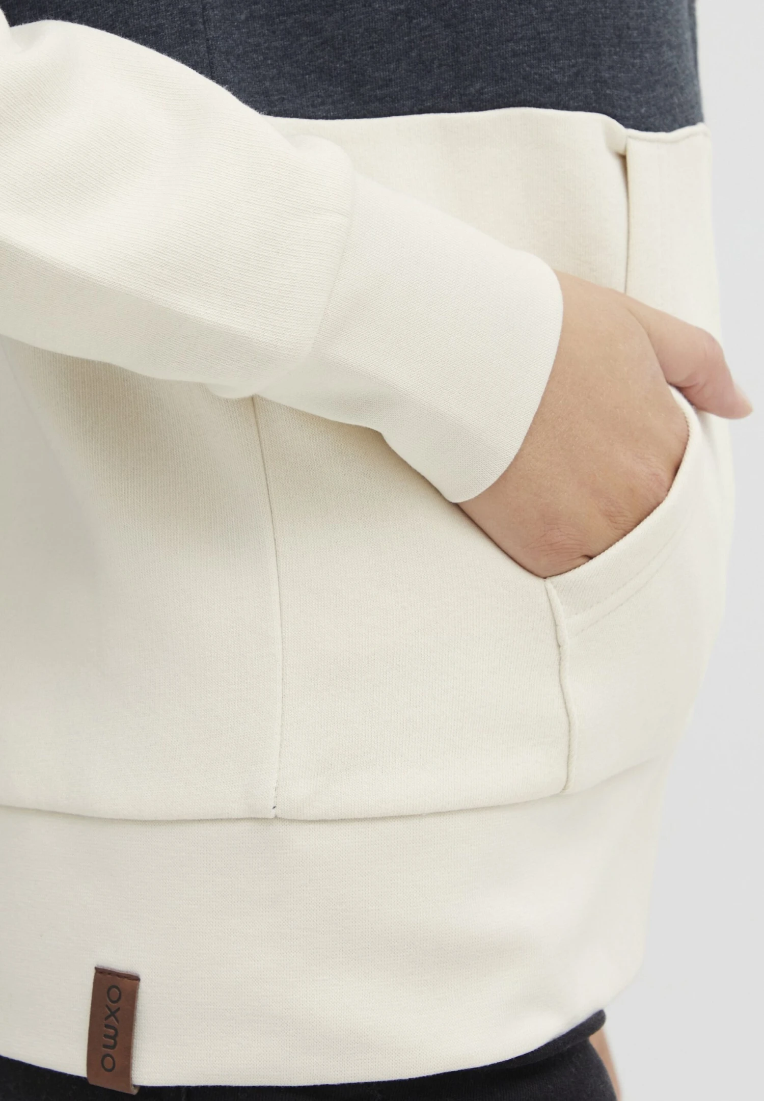 OXMO OXKate - Zip-up Sweatshirt - Total Eclipse Melange 5 OXMO OXKate - Zip-up Sweatshirt - Total Eclipse Melange - Image 5