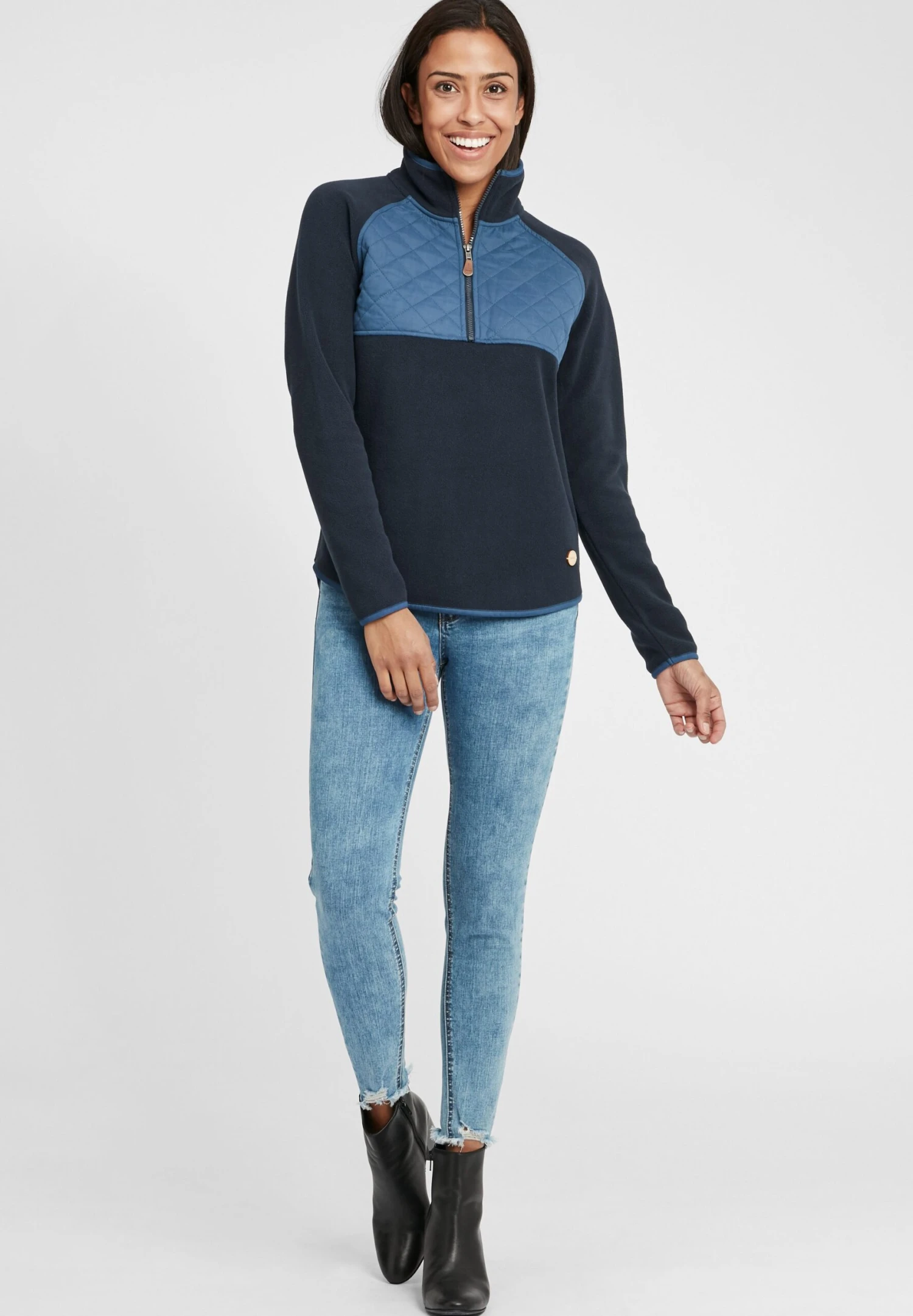 OXMO OXMalita - Fleece Jumper - Insignia Blue 2 OXMO OXMalita - Fleece Jumper - Insignia Blue - Image 2