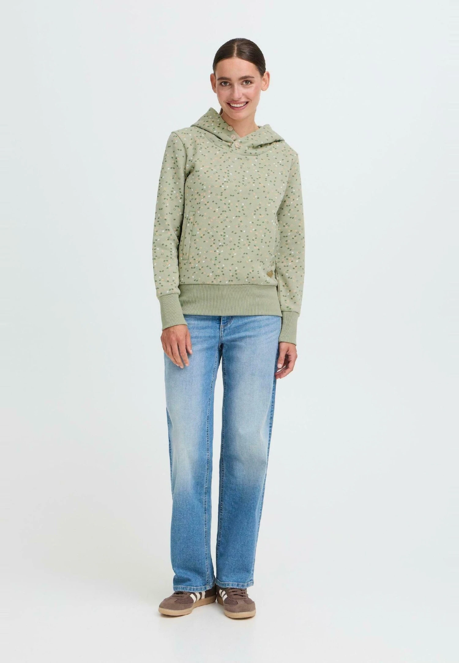 OXMO OX - Hoodie - Seagrass 2 OXMO OX - Hoodie - Seagrass - Image 2
