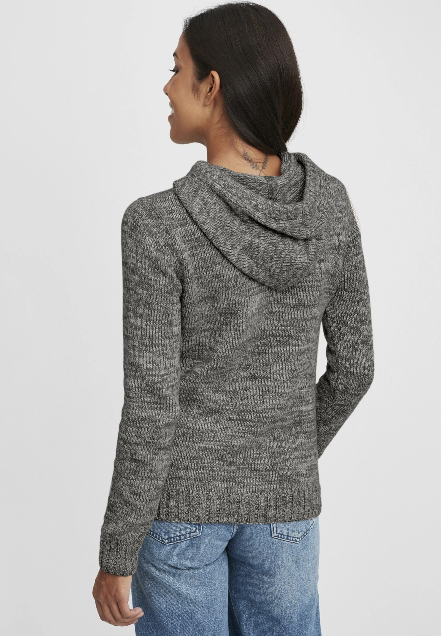 OXMO OXPHILIA - Jumper - Dark Grey 3 OXMO OXPHILIA - Jumper - Dark Grey - Image 3