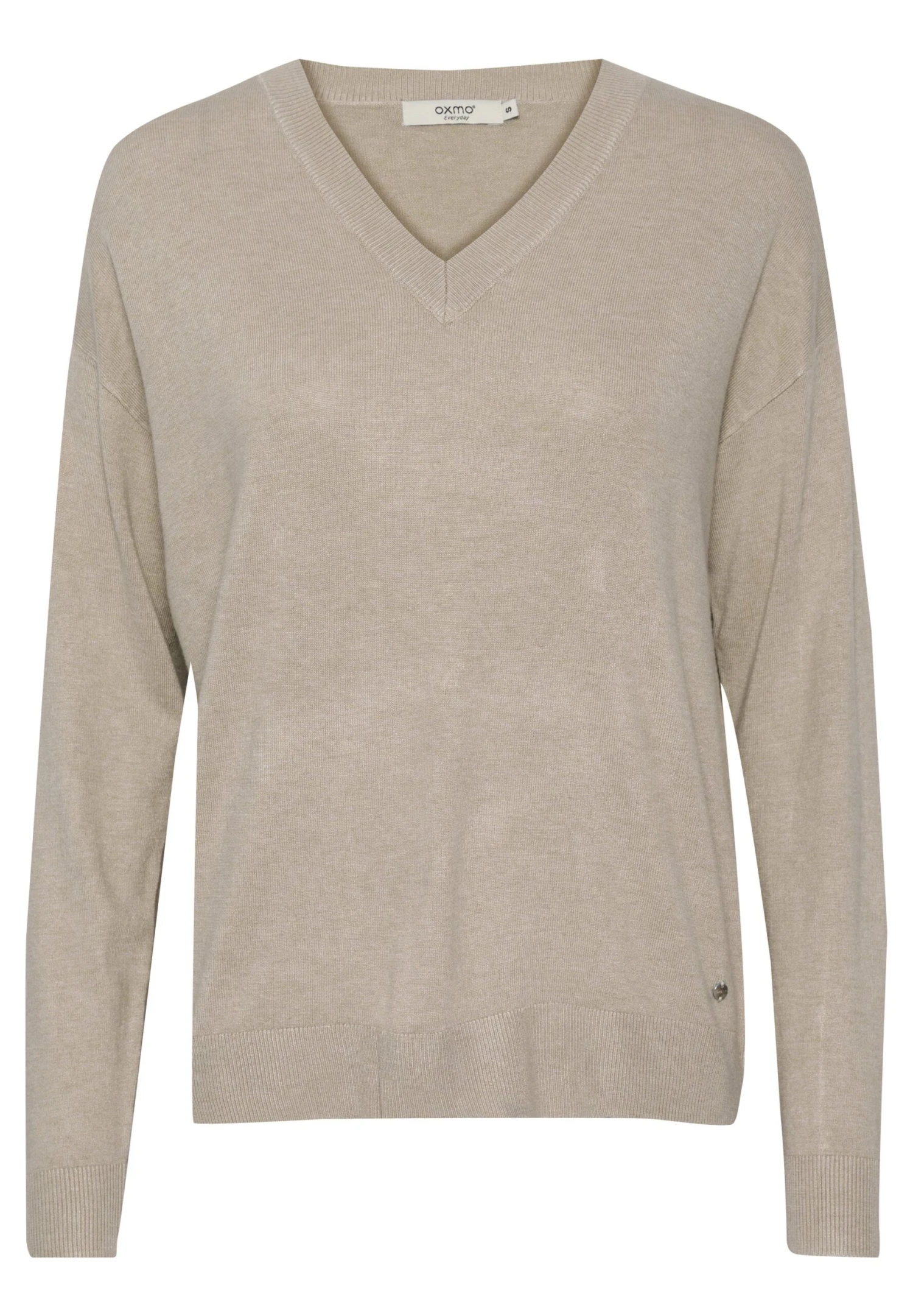 OXMO OXHelle - Jumper - Cement Melange 6 OXMO OXHelle - Jumper - Cement Melange - Image 6