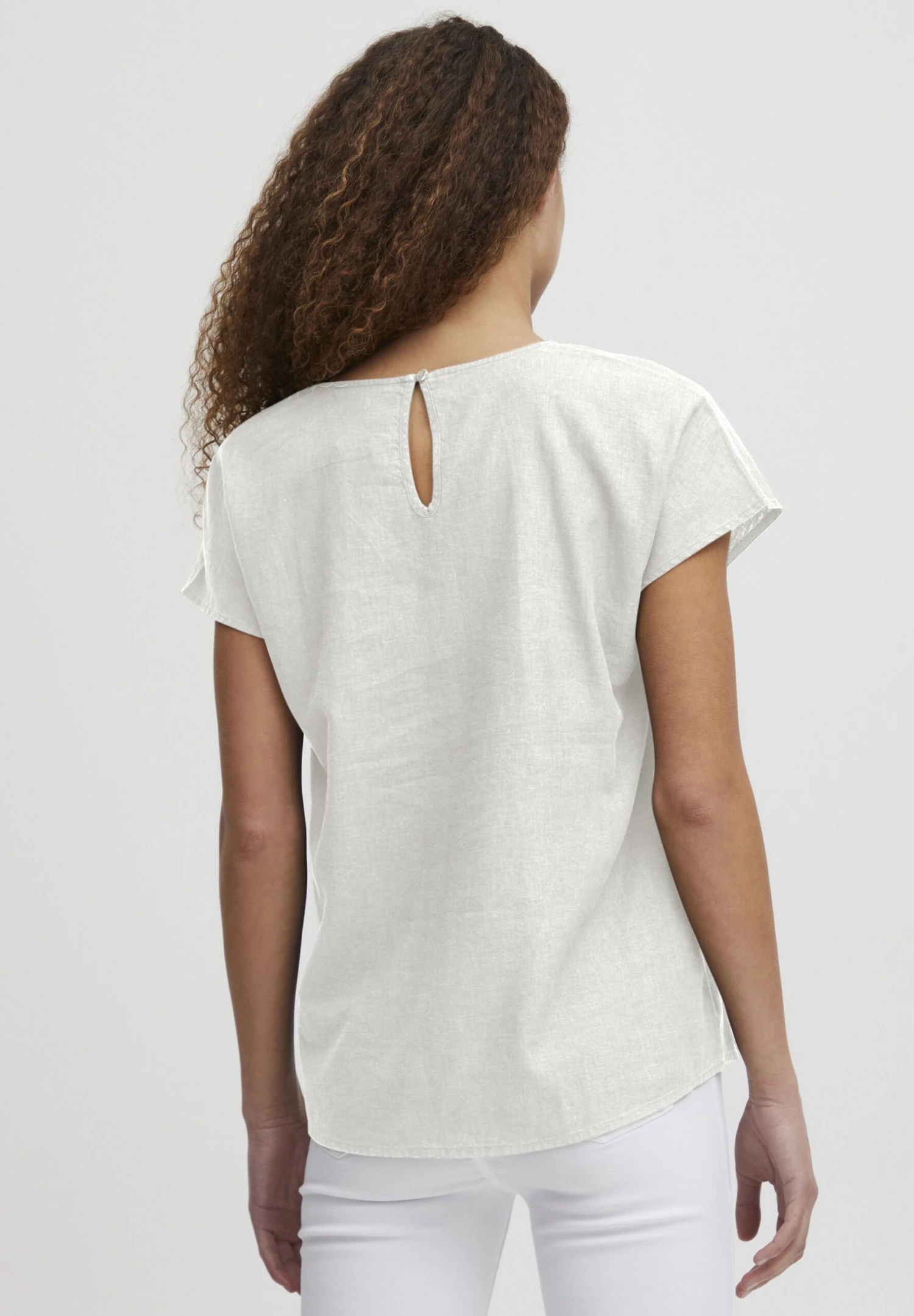 OXMO OXSabine - Blouse - Off White 3 OXMO OXSabine - Blouse - Off White - Image 3