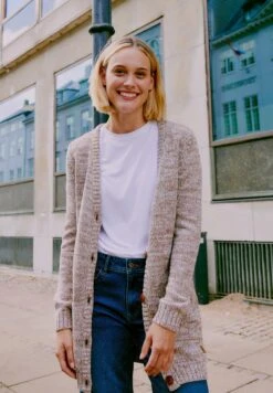 OXMO OXHILEMONA - Cardigan - Dune