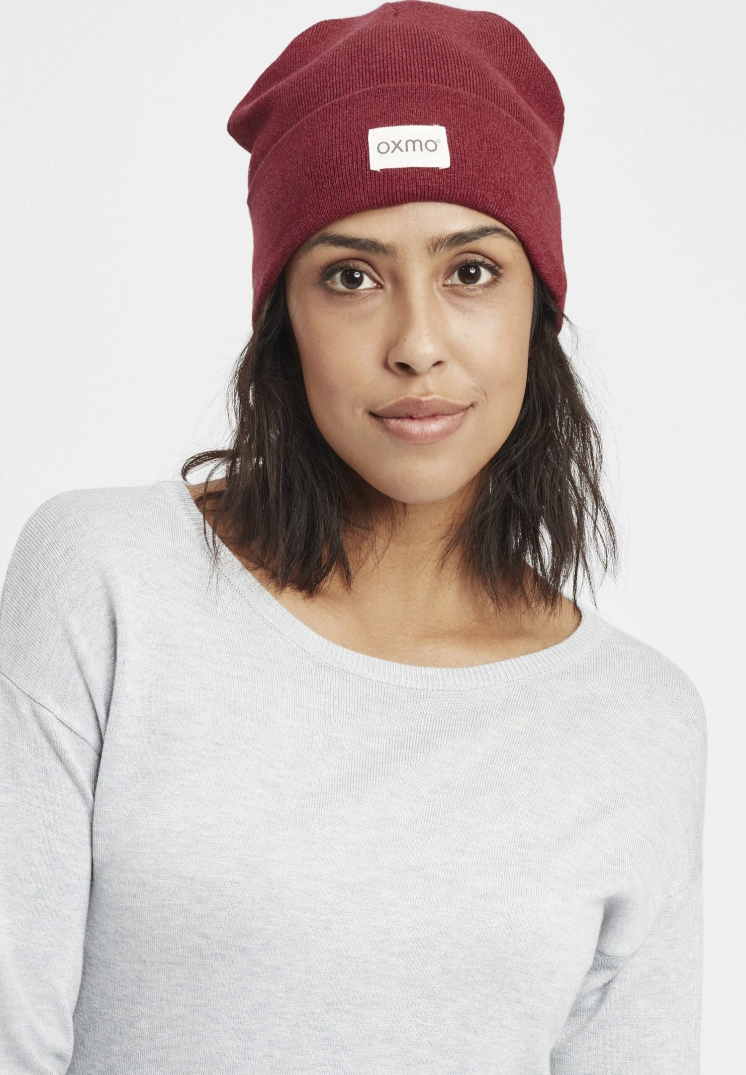 OXMO OXBIENE - Beanie - Wine R Mel 2 OXMO OXBIENE - Beanie - Wine R Mel - Image 2