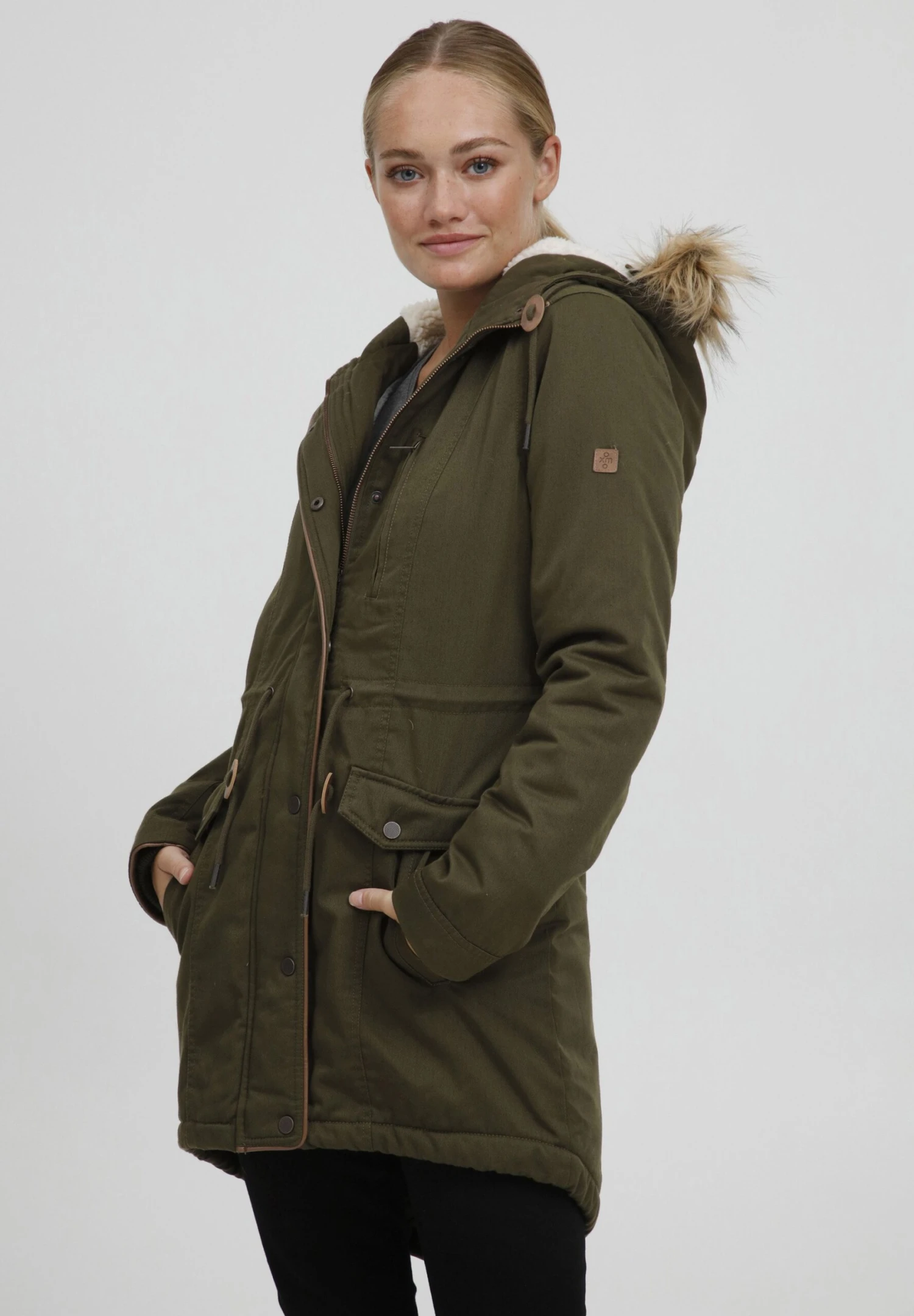 OXMO OXANNA - Parka - Ivy Green 1 OXMO OXANNA - Parka - Ivy Green