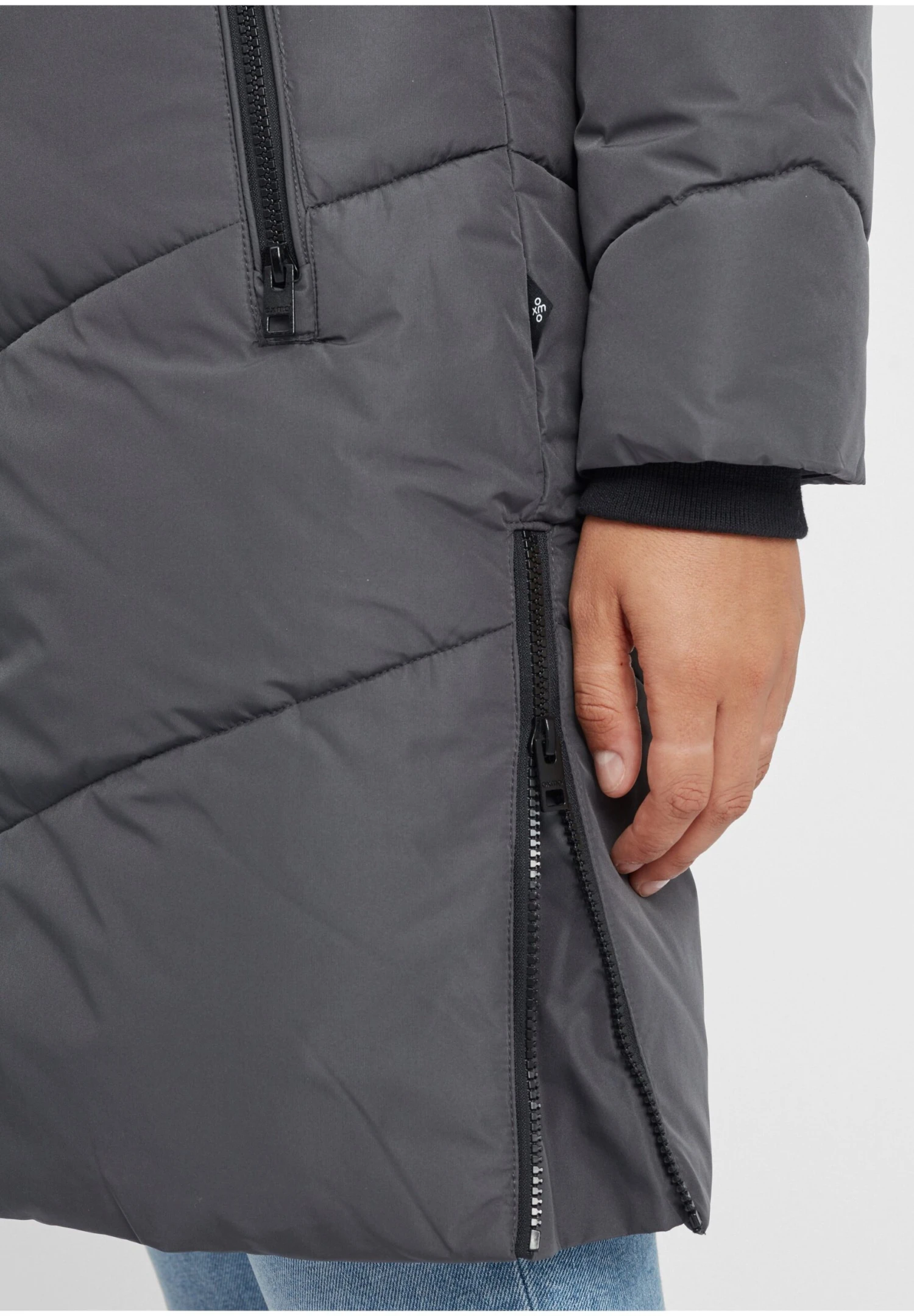 OXMO OXJuna - Winter Coat - Iron Gate 5 OXMO OXJuna - Winter Coat - Iron Gate - Image 5