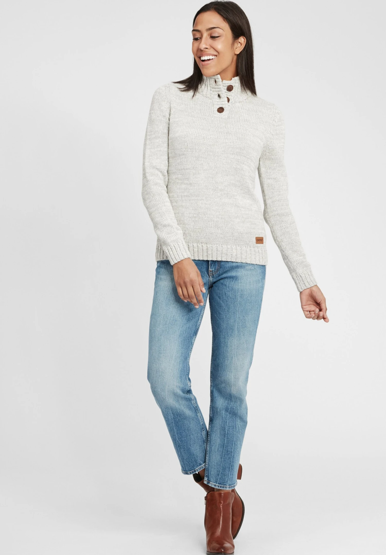 OXMO OXPhiklicita - Jumper - Lig Grey M 2 OXMO OXPhiklicita - Jumper - Lig Grey M - Image 2