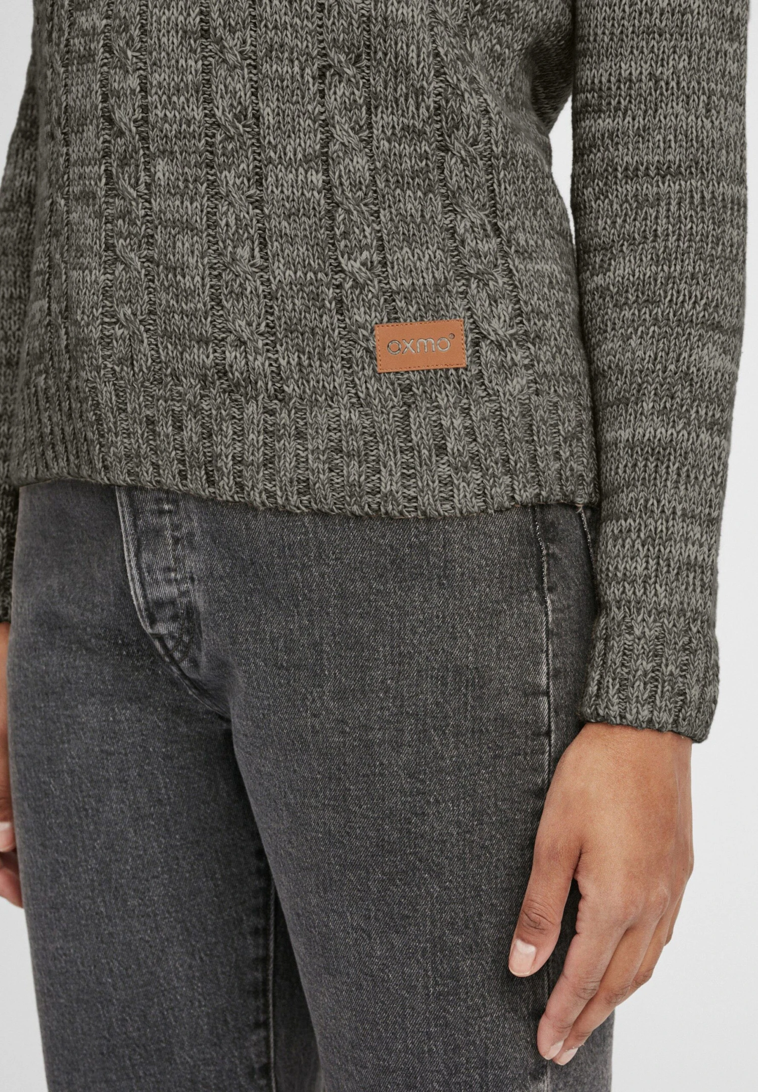 OXMO OXPHILIPA - Jumper - Dark Grey 5 OXMO OXPHILIPA - Jumper - Dark Grey - Image 5