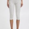 OXMO OXLOV SLIM FIT - Shorts - Light Grey Melange