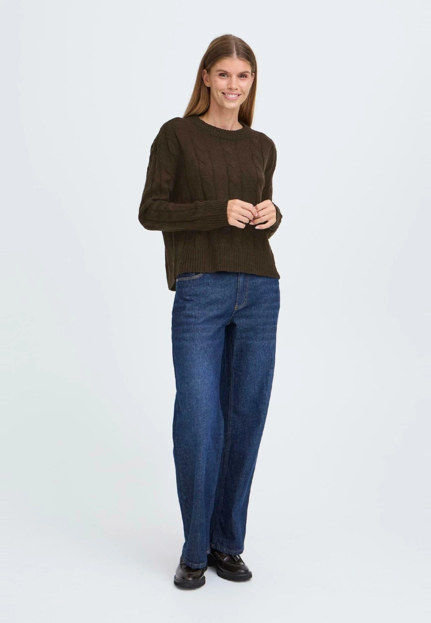 OXMO FRKIMNI - Jumper - Chocolate Torte 2 OXMO FRKIMNI - Jumper - Chocolate Torte - Image 2