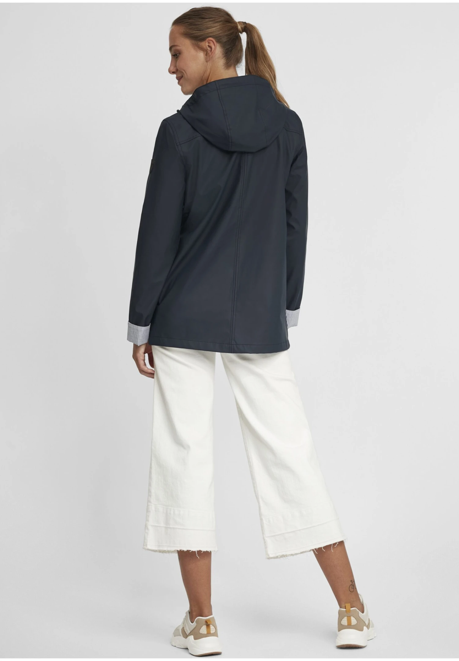 OXMO OXBECKY - Waterproof Jacket - Dark Blue 6 OXMO OXBECKY - Waterproof Jacket - Dark Blue - Image 6