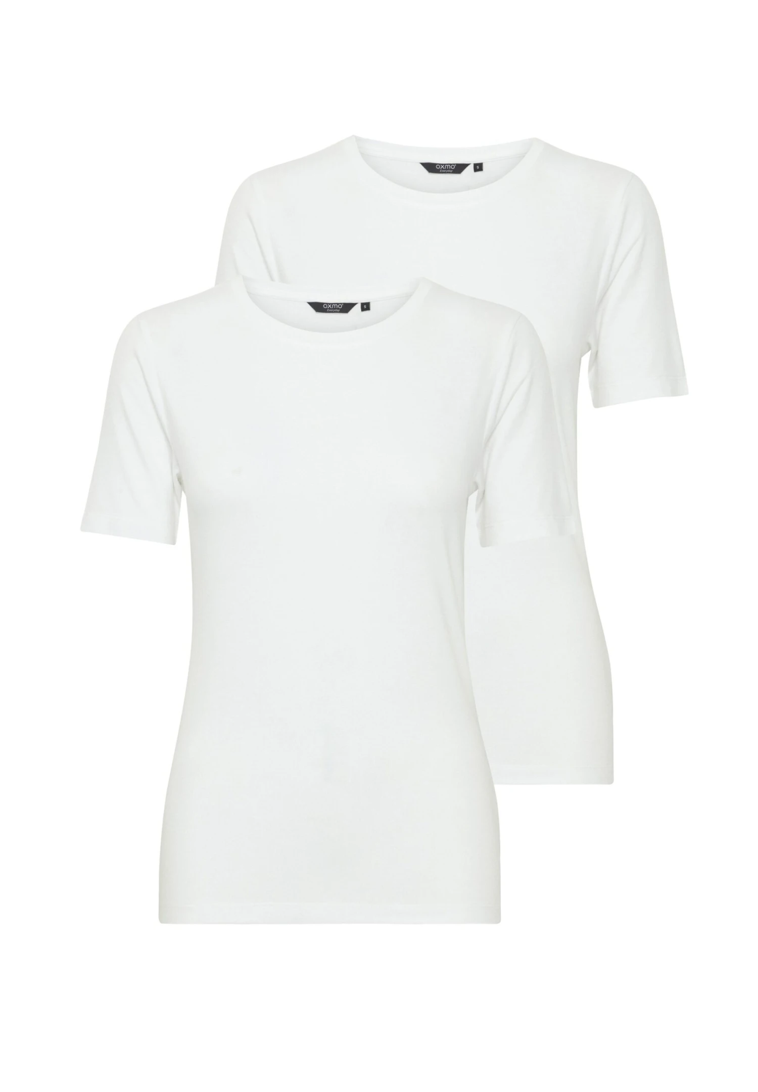 OXMO OXJESSA 2 PACK - Basic T-shirt - White White 6 OXMO OXJESSA 2 PACK - Basic T-shirt - White White - Image 6