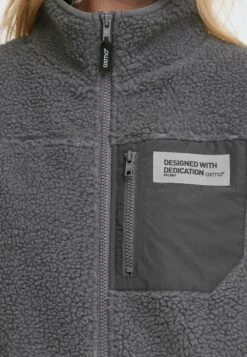 OXMO OXABBY TEDDY - Fleece Jacket - Iron Gate -OXMO Store 673ed44a82234f9e915bed087a893870