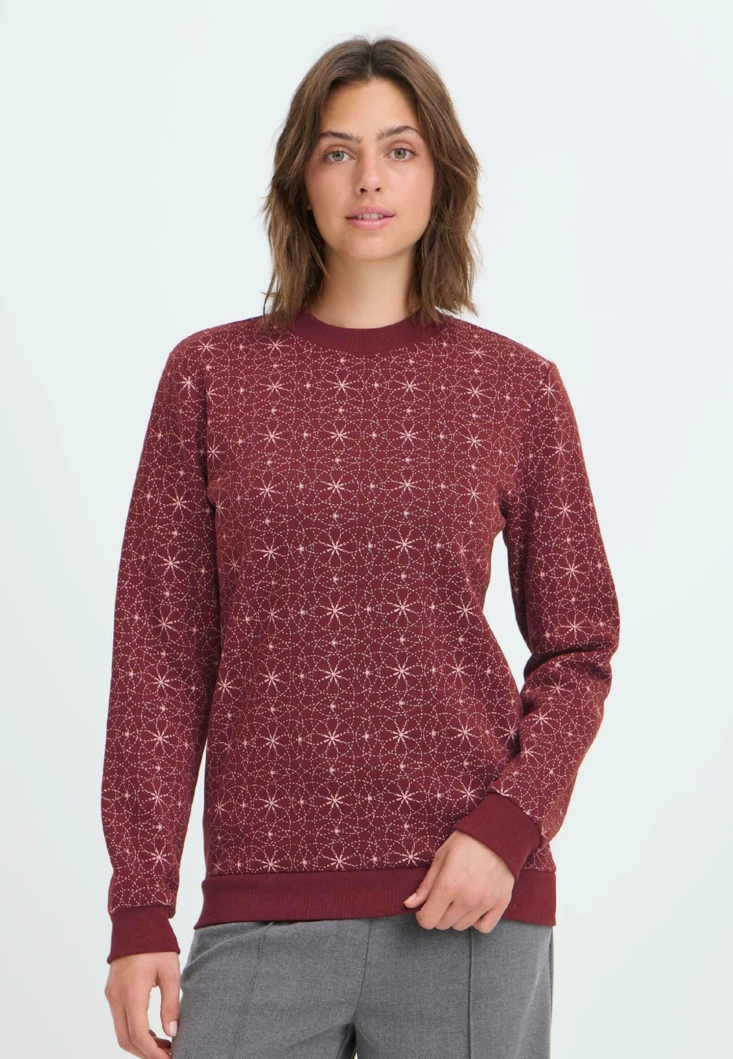OXMO OXKAREN - Sweatshirt - Chocolate Truffle 4 OXMO OXKAREN - Sweatshirt - Chocolate Truffle - Image 4