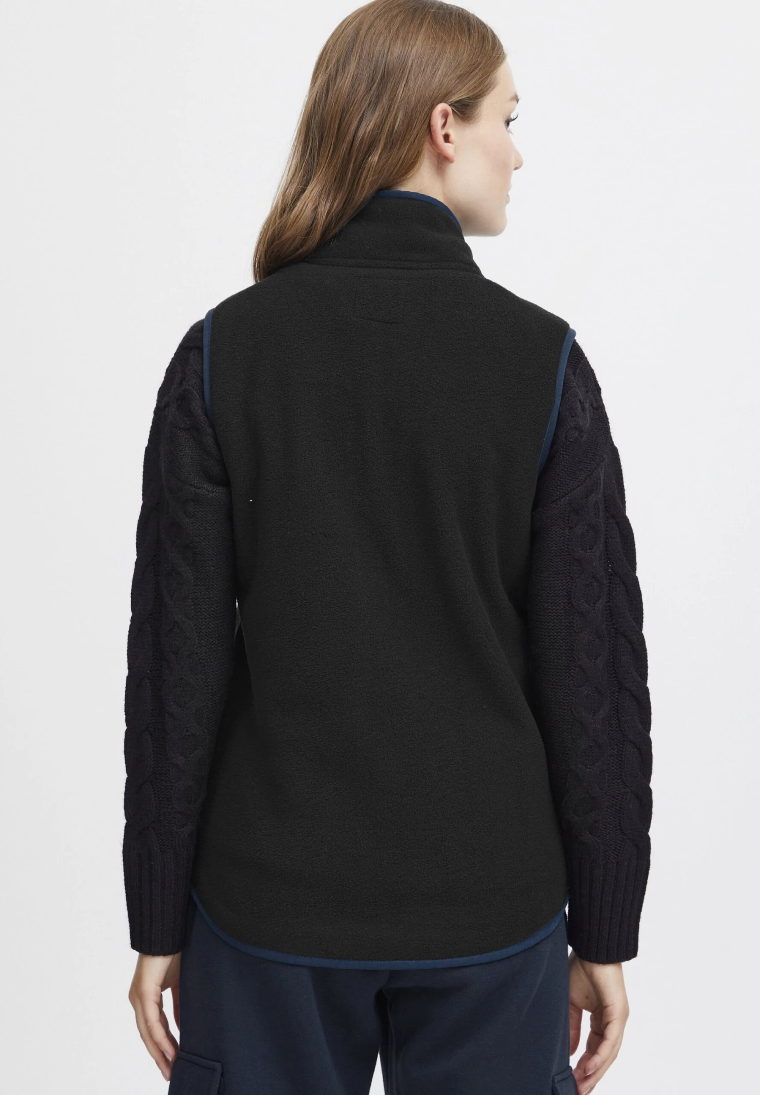 OXMO OXMalina - Waistcoat - Insignia Blue 3 OXMO OXMalina - Waistcoat - Insignia Blue - Image 3