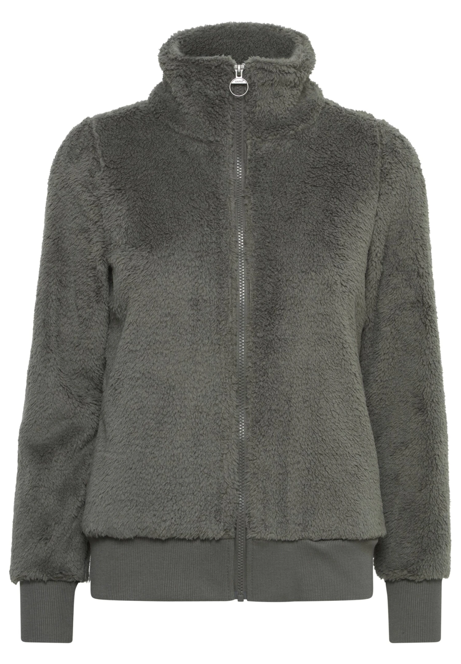 OXMO OXANNEKA TEDDY - Fleece Jacket - Grey 6 OXMO OXANNEKA TEDDY - Fleece Jacket - Grey - Image 6