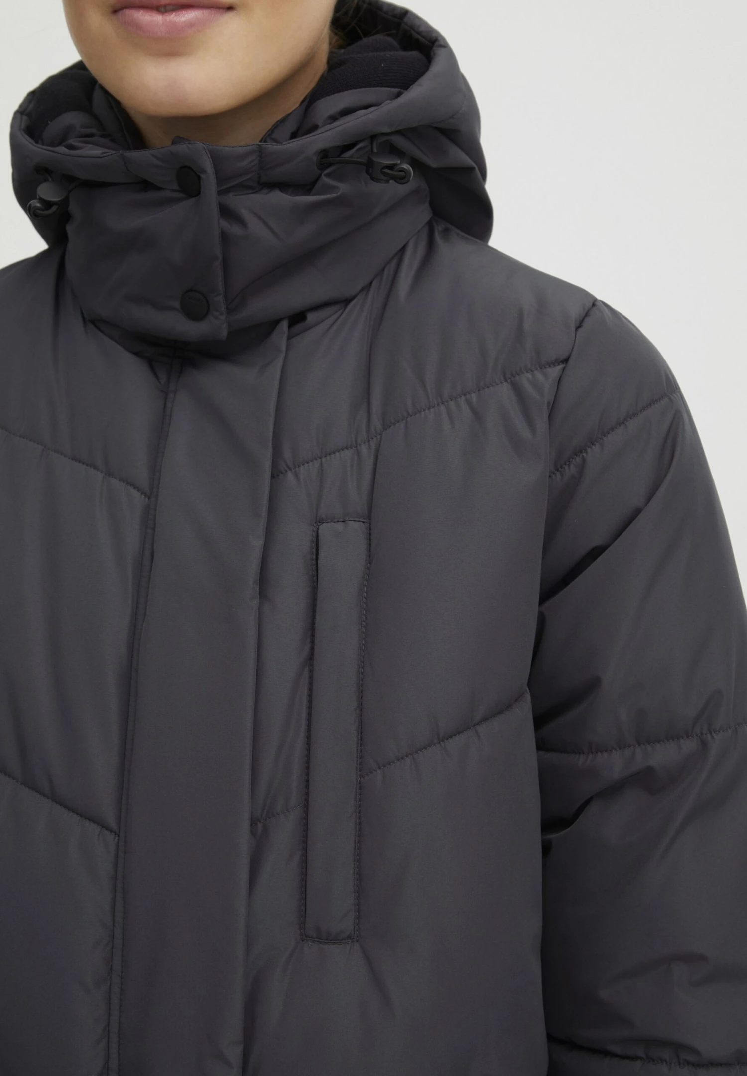 OXMO OXJulie - Winter Coat - Iron Gate 4 OXMO OXJulie - Winter Coat - Iron Gate - Image 4